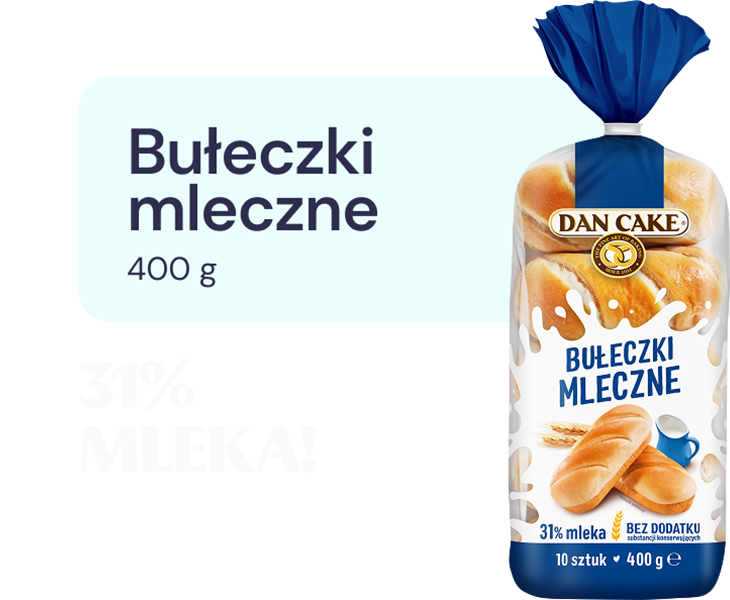 Bułeczki mleczne 400 g — 31% mleka