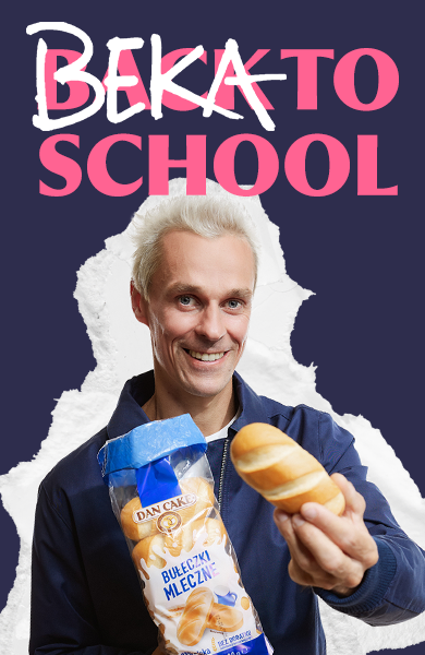Beka to School — bułeczki mleczne Dan Cake